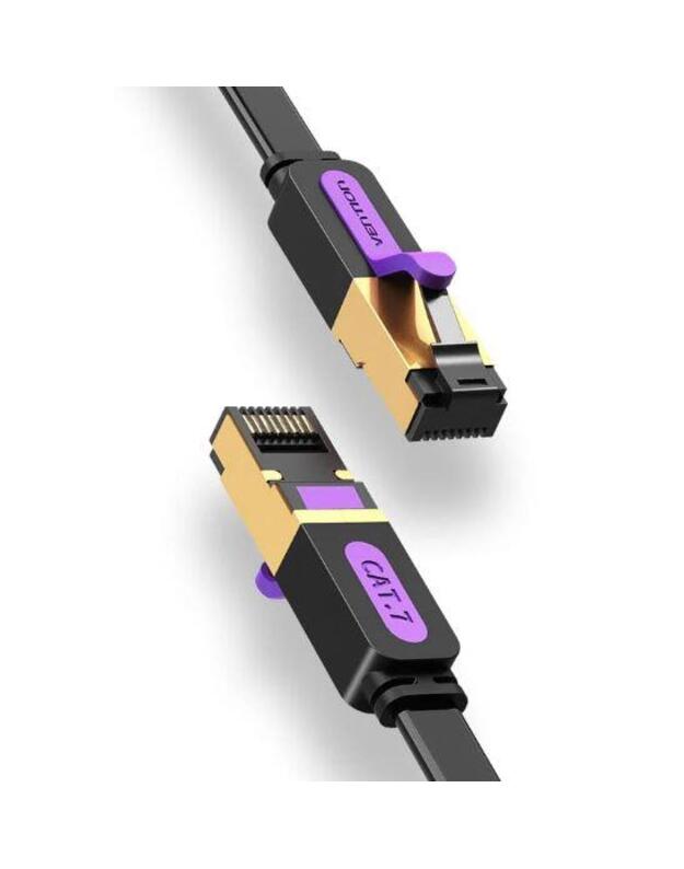 PATCH CABLE CAT.7/3M BLACK ICABI VENTION