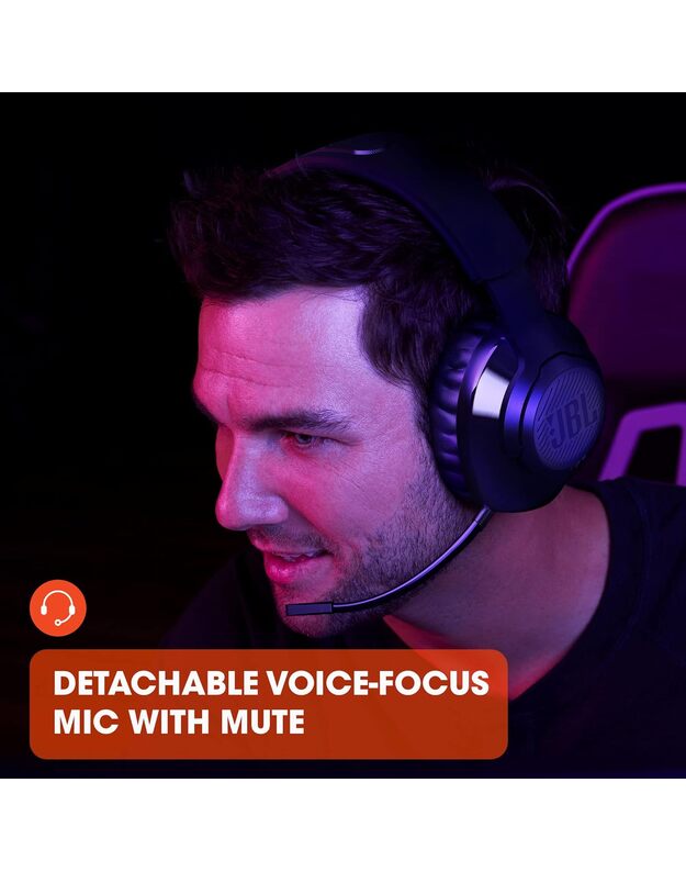 Игровые наушники JBL Quantum 350, черные 7