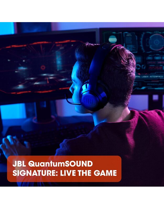 Игровые наушники JBL Quantum 350, черные 5