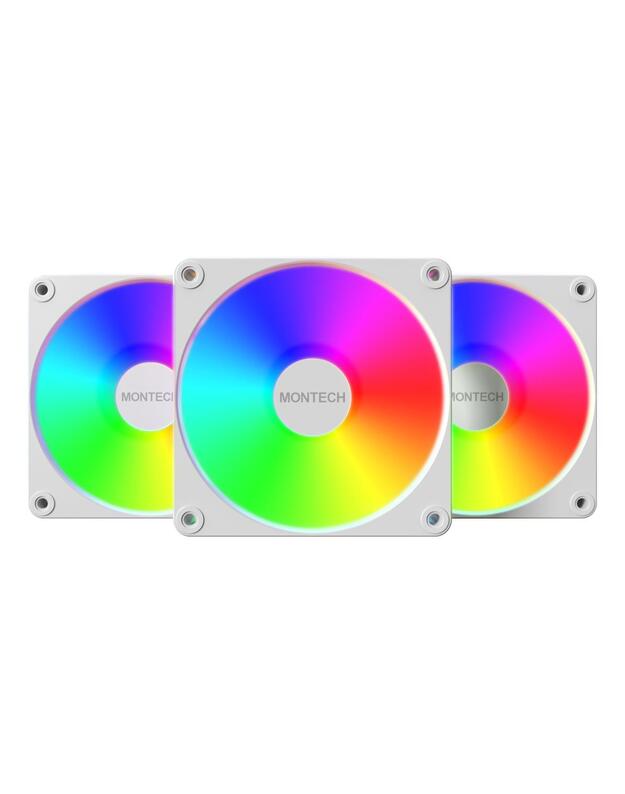 CASE FAN 120MM GF120R V2/ARGB PWM 3I1 (W) MONTECH