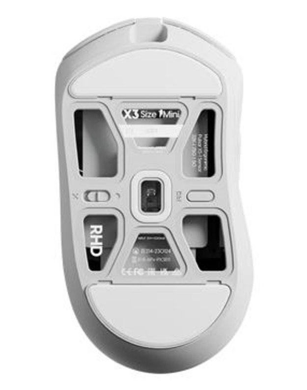 MOUSE USB OPTICAL WRL X3/SIZE1 WHITE PX3R12 PULSAR