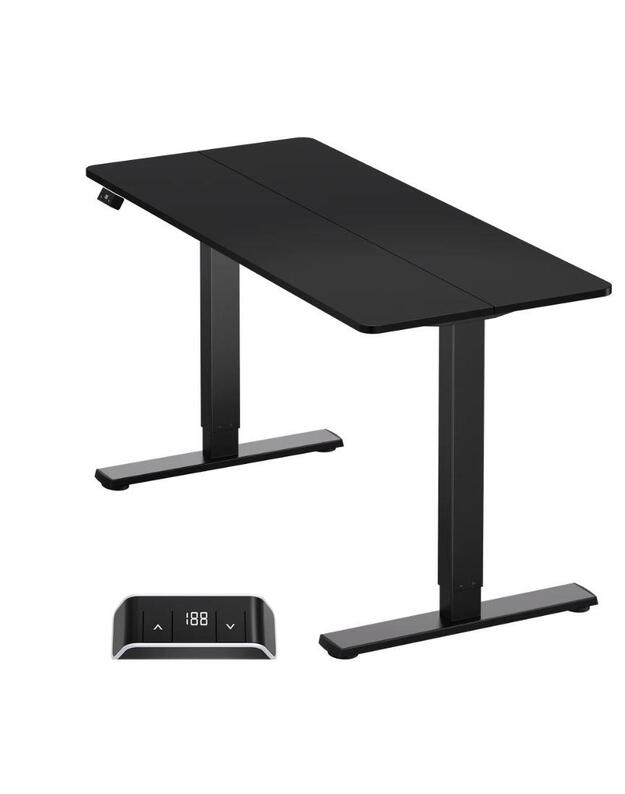 DESK MOTORISED/BLACK WDT221E-B ONKRON