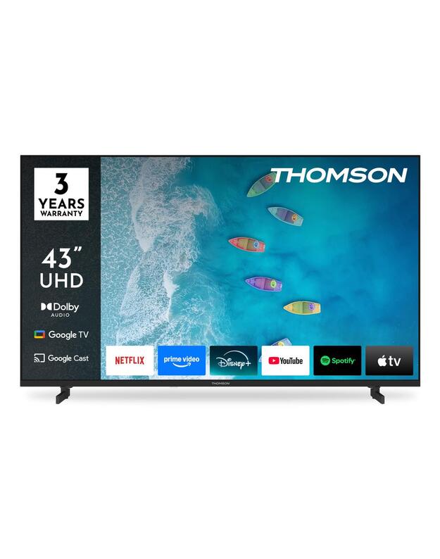 TV Set|THOMSON|43  |4K Ultra HD|3840 x 2160 pixels|Flat|16:9|LED|43UG4S15