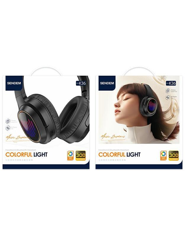 SENDEM K36 HF BT DOUBLE BASS, juodos 2