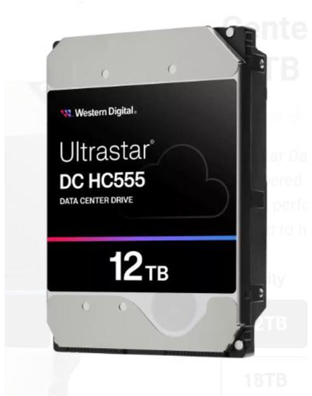 HDD|WESTERN DIGITAL ULTRASTAR|Ultrastar DC HC555|12TB|512 MB|7200 rpm|3,5 |0B48720