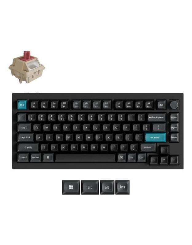 KEYBOARD WRL Q1 ULTRA/BLACK Q1U-M1 KEYCHRON