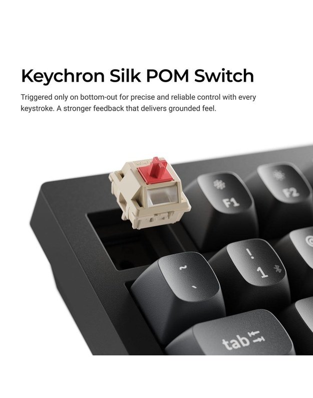 Belaidė klaviatūra Keychron V3 Ultra, juoda (V3U-D3)