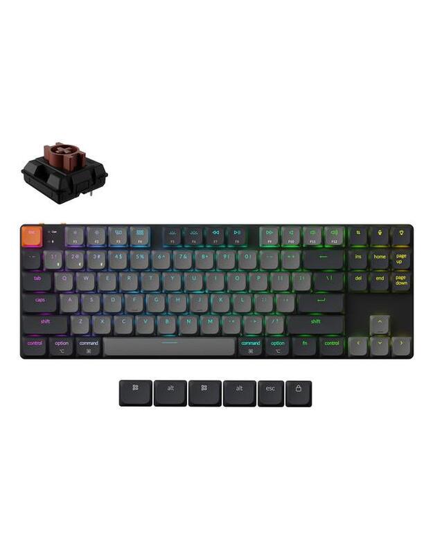 KEYBOARD WRL K1 RGB/BLACK K1X-B3 KEYCHRON