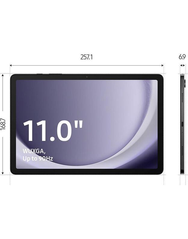 Samsung Galaxy Tab A9+ 11 5G 8/256GB (X216), pilkas 2