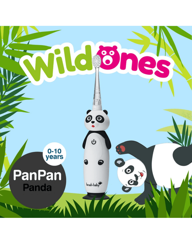 Elektrinis dantų šepetukas Brush baby WILDONES PANDA 3