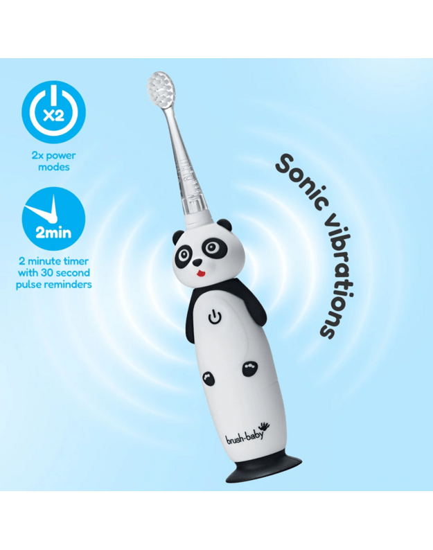 Elektrinis dantų šepetukas Brush baby WILDONES PANDA 1