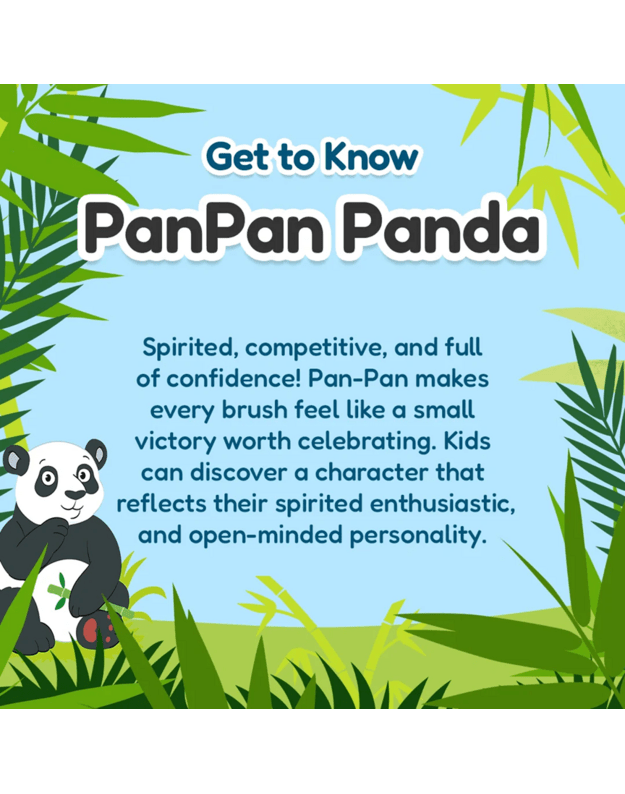 Elektrinis dantų šepetukas Brush baby WILDONES PANDA 2