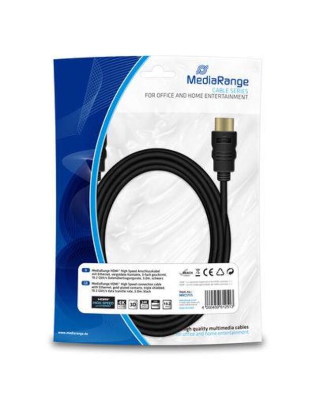 CABLE HDMI-HDMI 3M/MRCS155 MEDIARANGE