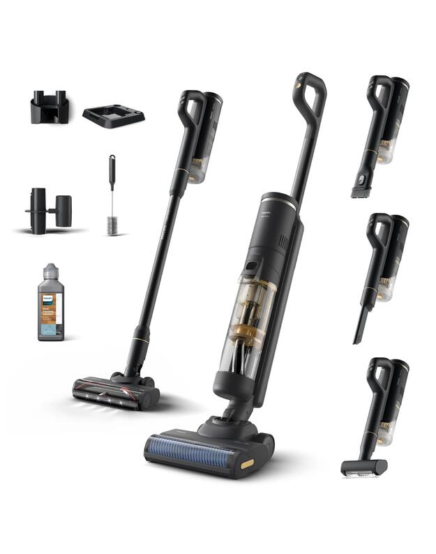Vacuum Cleaner|PHILIPS|XW7264/11|Dry&wet|3-in-1 stick vacuum|Black|Bagless|Battery| 4.5 kg|XW7264/11