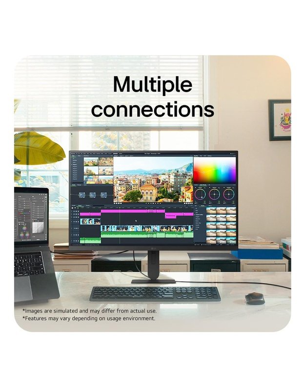 LCD Monitor|LG|27  |3840 x 2160 pixels|4K Ultra HD|Native aspect ratio 16:9|LCD|Flat|27U710B-B