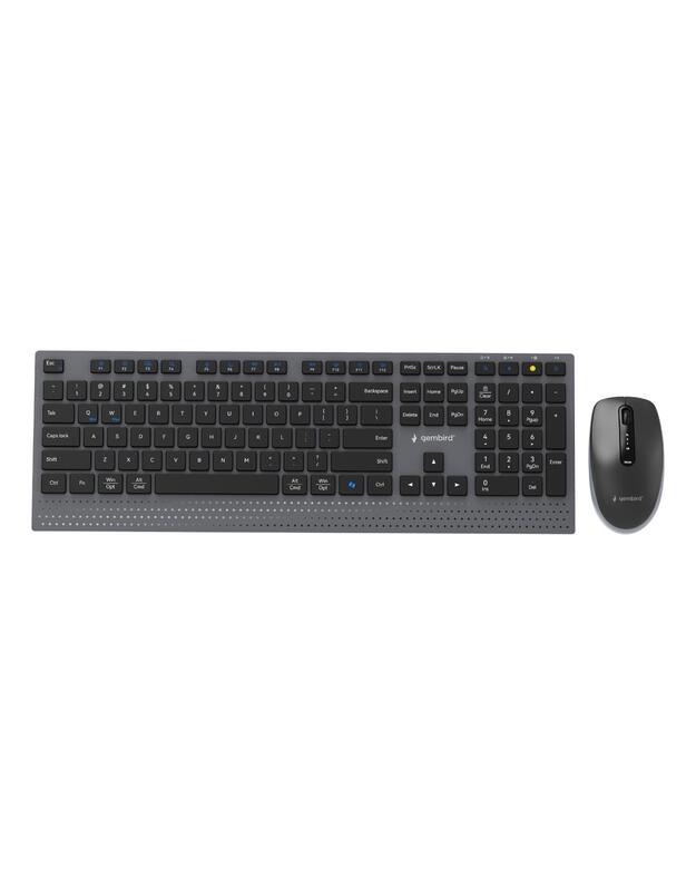 KEYBOARD +MOUSE WRL ENG/BK KBS-WPS-02 GEMBIRD