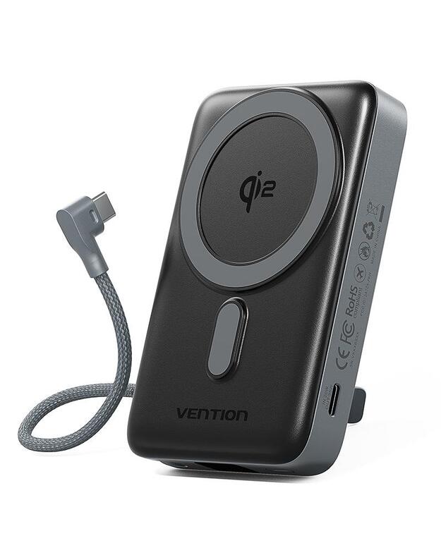 POWER BANK WRL 10000MAH 35W/GREY FKHH0 VENTION