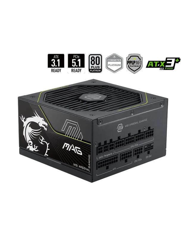 Power Supply|MSI|MAG A1200PLS PCIE5|ATX|PC|100 - 240 V|1200 W|MAGA1200PLSPCIE5