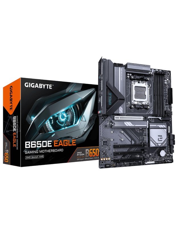Mainboard|GIGABYTE|AMD B650|Socket AM5|ATX|RAM DDR5-SDRAM|4xSlots|3xNumber of M.2 (M) slots|B650EEAGLE