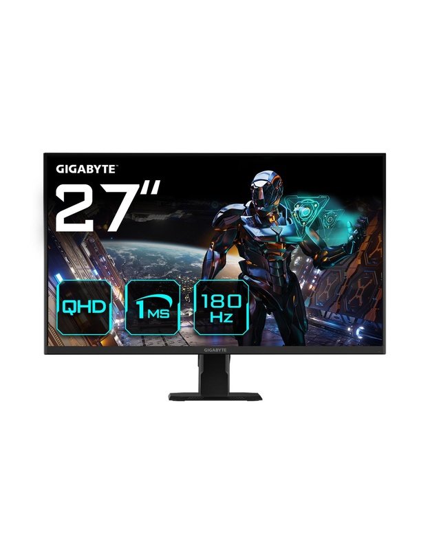 LCD Monitor|GIGABYTE|GS27QA EU|27 |Gaming|Panel IPS|2560x1440|16:9|180 ??|1 ms|Colour Black|GS27QAEU