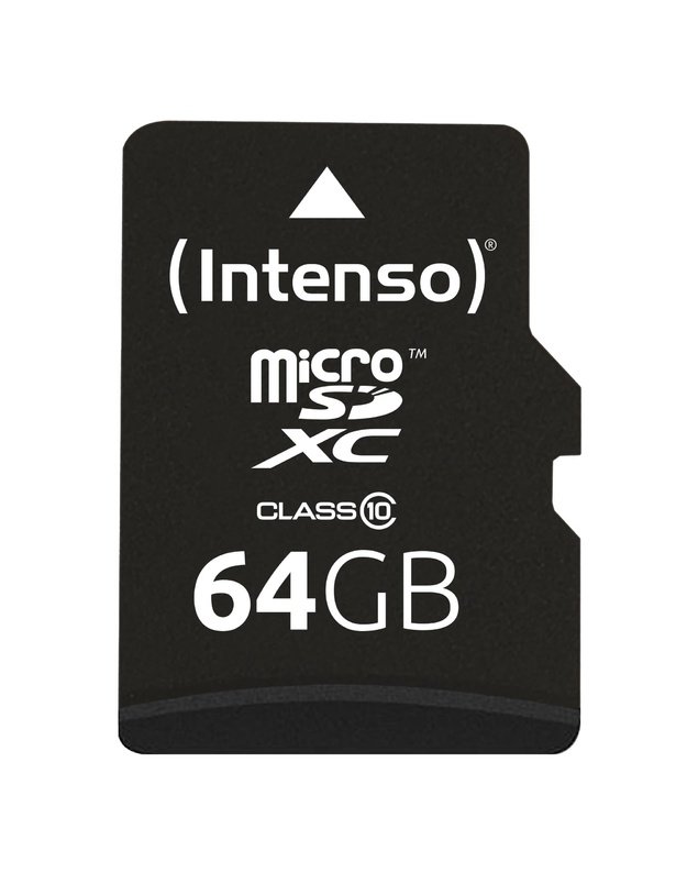 MEMORY MICRO SDXC 64GB C10/W/ADAPTER 3413490 INTENSO
