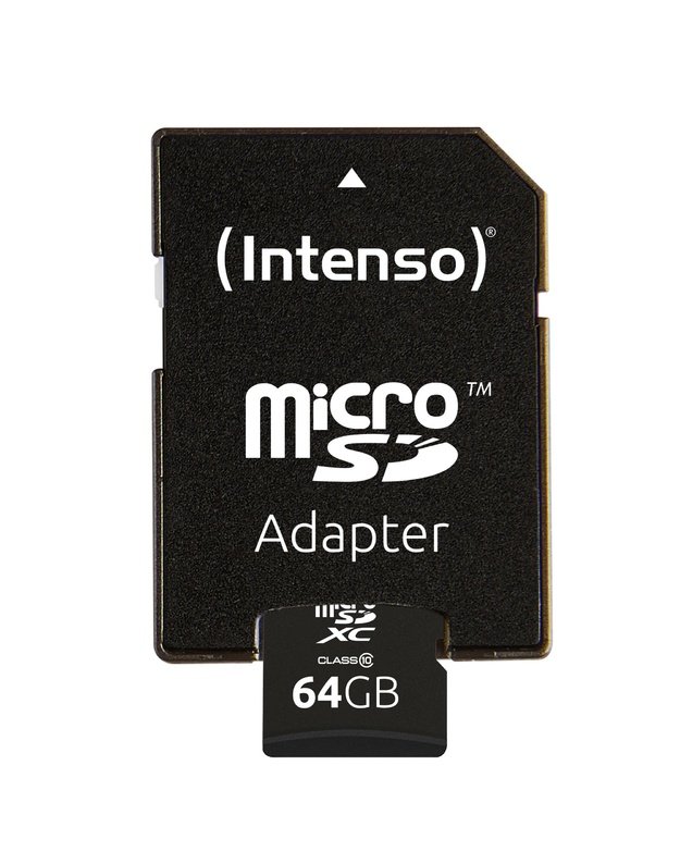 MEMORY MICRO SDXC 64GB C10/W/ADAPTER 3413490 INTENSO