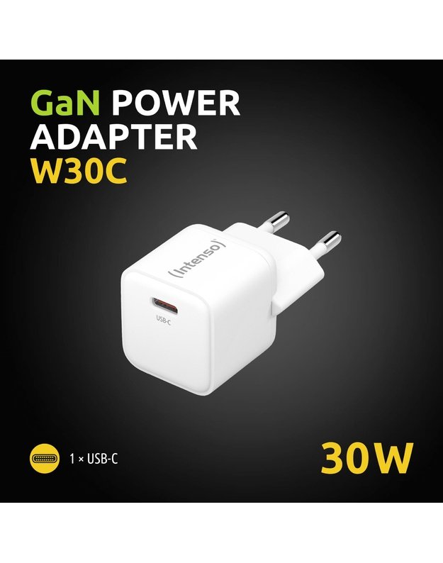 Maitinimo adapteris Intenso GaN, USB-C (7803022)