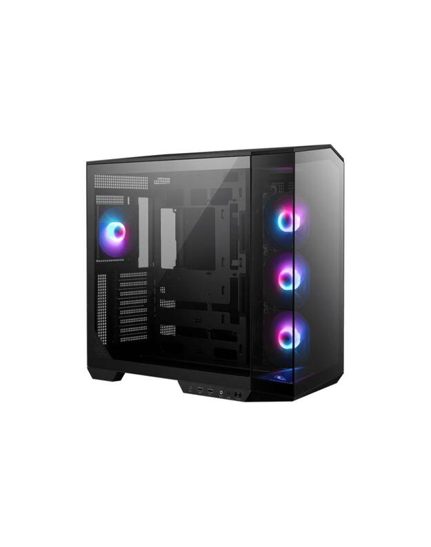 Case|MSI|MAG PANO 100R PZ|MidiTower|Case product features Transparent panel|ATX|MicroATX|MiniITX|Colour Black|MAGPANO100RPZ