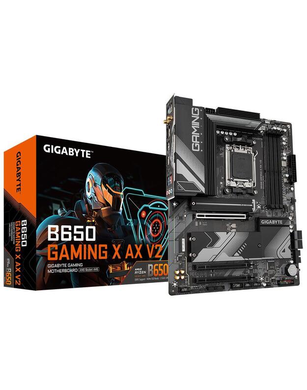 Mainboard|GIGABYTE|AMD B650|SAM5|ATX|Memory DDR5|Memory slots 4|1xPCI-Express 16x|1xPCI-Express 3.0 1x|3xM.2|1xHDMI|1xDisplayPort|3xUSB 2.0|4xUSB 3.2|1xUSB-C|1xPS/2|1xRJ45|3xAudio port|B650GAMINGXAXV21.2