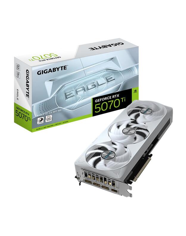 Graphics Card|GIGABYTE|NVIDIA GeForce RTX 5070 Ti|16 GB|GDDR7|256 bit|PCIE 5.0 16x|Triple slot Fansink|1xHDMI|3xDisplayPort|N507TEAGLEOCICE-16GD1.0
