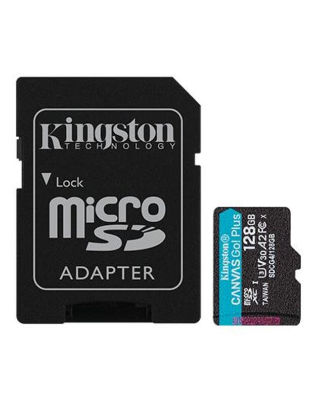 MEMORY MICRO SDXC 128GB UHS-I/W/A SDCG4/128GB KINGSTON