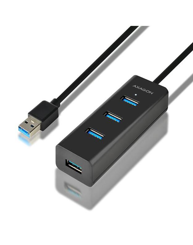 I/O HUB USB3.0 4PORT CHARGING/1.2M HUE-S2BL AXAGON