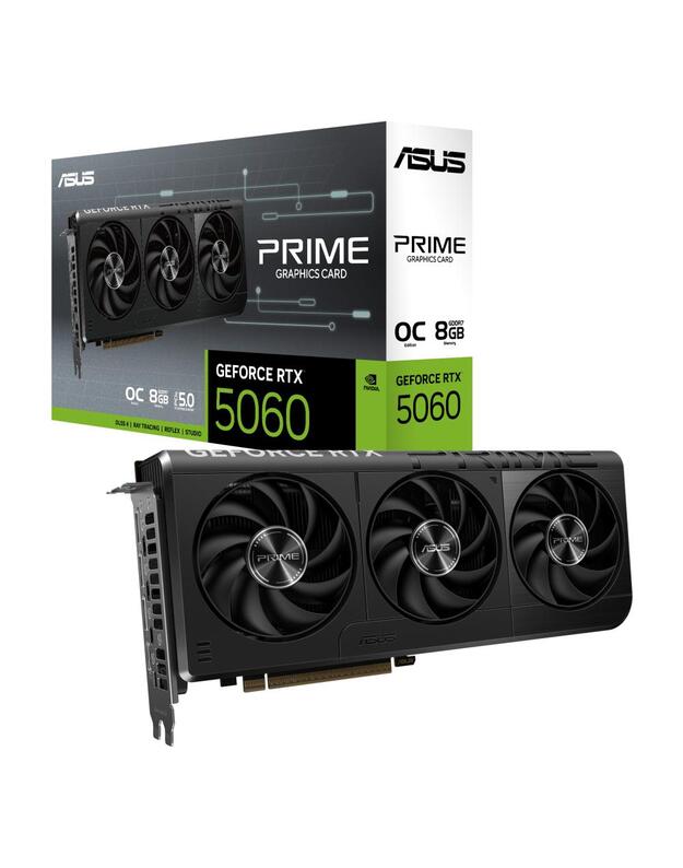 VGA PCIE16 RTX5060 8GB GDDR7/PRIME-RTX5060-O8G ASUS