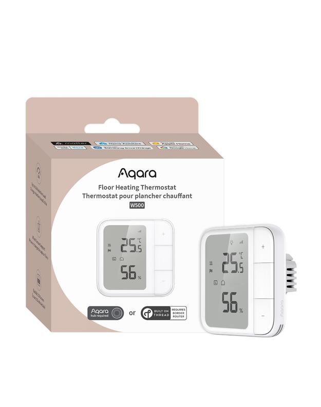 SMART HOME FLOOR THERMOSTAT/W500 UT-A01D AQARA