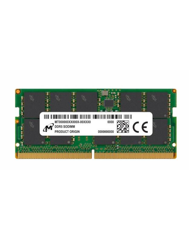 Server Memory Module|MICRON|DDR5|16GB|ECC|5600 MHz|CL 46|1.1 V|MTC10C1084S1TC56BR