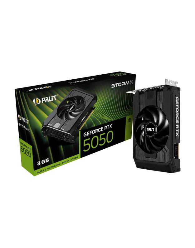 Graphics Card|PALIT|NVIDIA GeForce RTX 5050|8 GB|GDDR6|128 bit|PCIE 5.0 16x|Single Slot Fansink|NE65050019P1-GB2070F