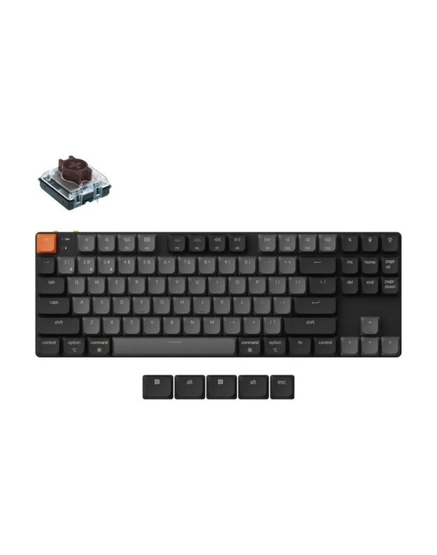 Belaidė klaviatūra Keychron K1, juoda (K1X-A3)
