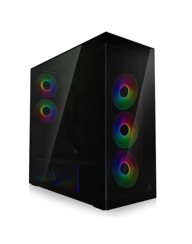 Case|ARCTIC|Xtender VG (Black)|Case product features Transparent panel|Not included|Colour Black|ACPCC00016A