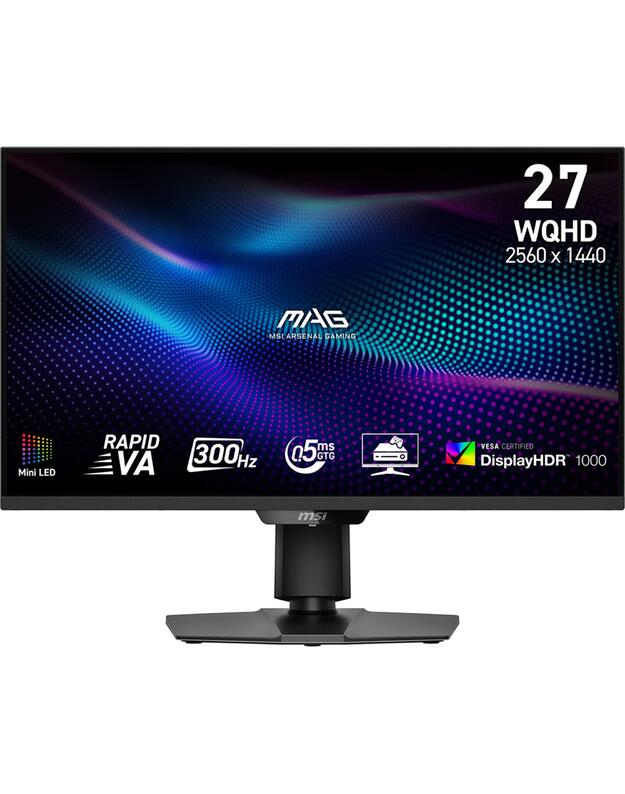LCD Monitor|MSI|MAG 274QPF X30MV|27 |Gaming/Frameless|Matte|Panel VA|2560x1440|16:9|300Hz|0.5 ms|Colour Black|MAG274QPFX30MV
