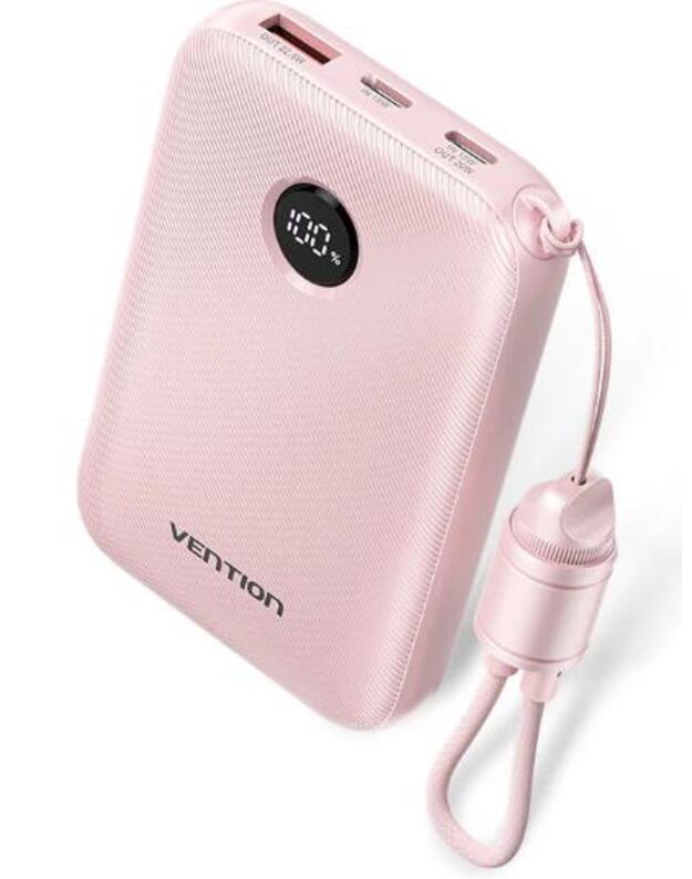 POWER BANK USB 10000MAH 22.5W/PINK FKAP0-C VENTION