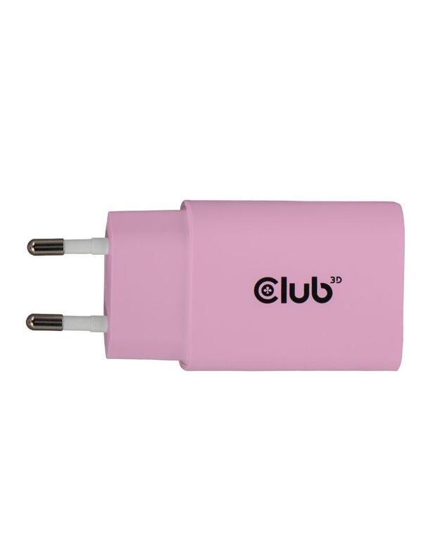 MOBILE CHARGER WALL USB-C/2PACK 30W PINK CAC-3021 CLUB3D