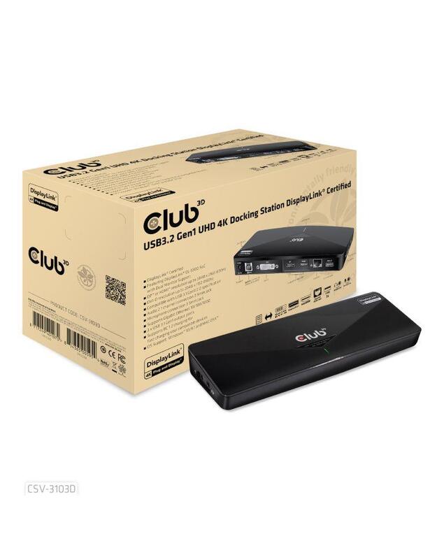 NB ACC DOCKING STATION/USB CSV-3103D CLUB3D