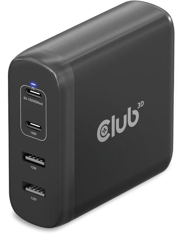 MOBILE TRAVEL CHARGER USB-C/100W CAC-1912EU CLUB3D