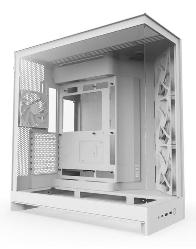 Case|NZXT|ATX/micro ATX/Mini-ITX/EATX|White|Midi Tower|PC|CM-H92FW-01