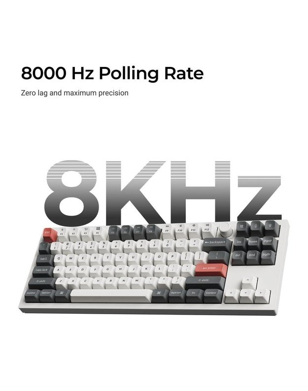Belaidė klaviatūra Keychron Q3 Ultra, juoda (Q3U-M1)