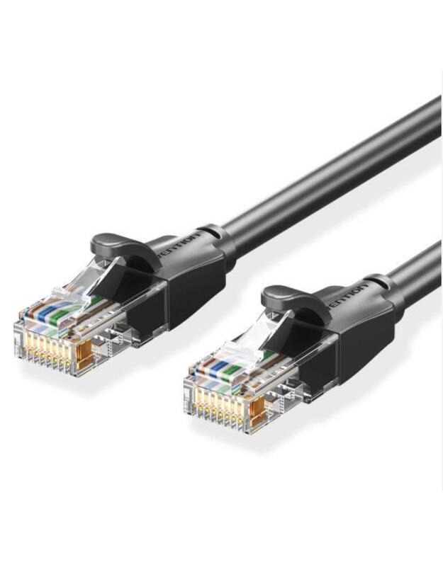 PATCH CABLE CAT.6 UTP/15M BLACK IBEBN VENTION