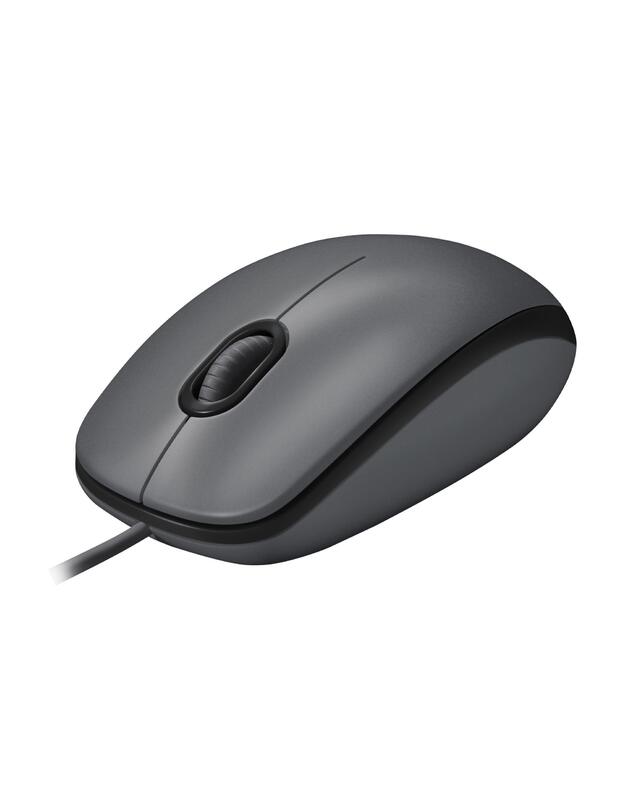 MOUSE USB OPTICAL M100/BLACK 910-006652 LOGITECH