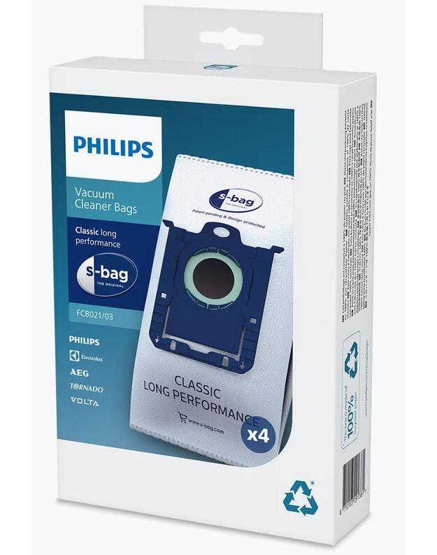 Vacuum Cleaner Accessory|PHILIPS|Bags|FC8021/03