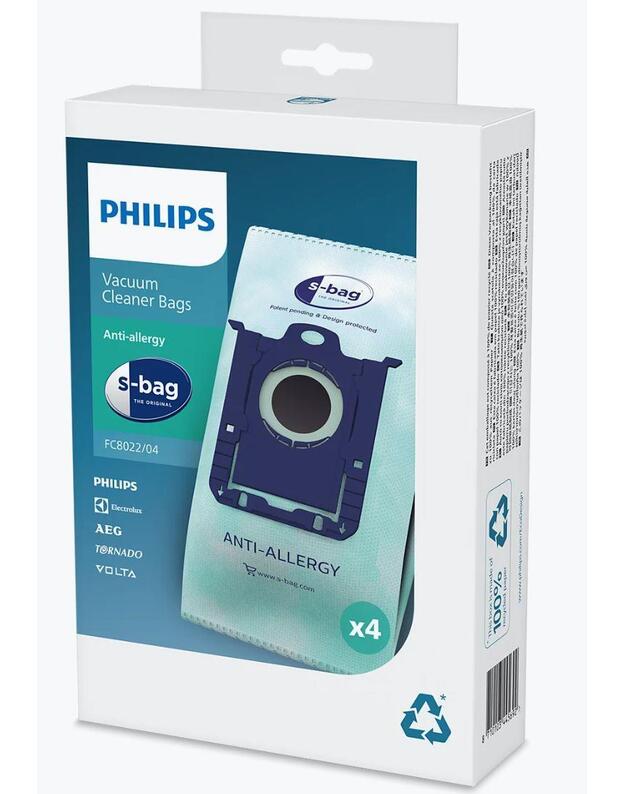 Vacuum Cleaner Accessory|PHILIPS|Bags|FC8022/04
