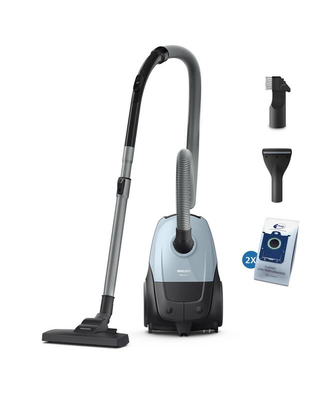 Vacuum Cleaner|PHILIPS|Input power 800 W|Dust capacity 3 L|Cylinder vacuum|Cleaning type Dry|Dust container Dust bag|Colour Blue|XD1142/10